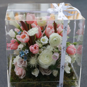 Hộp Hoa Garden Tulip Hồng